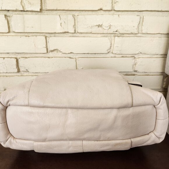 Euc Coach Madison Isabelle Off-White Leather Shoulder Bag/Handbag Purse - Picture 12 of 16